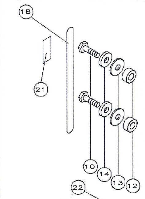 #10 PL-65 Special hex head cap screw CMC-6105