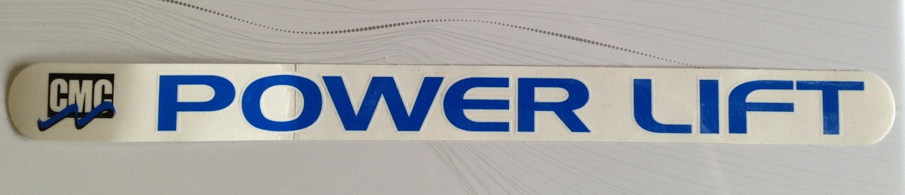 #18 PL-65 CMC Power-Lift decal CMC-6221